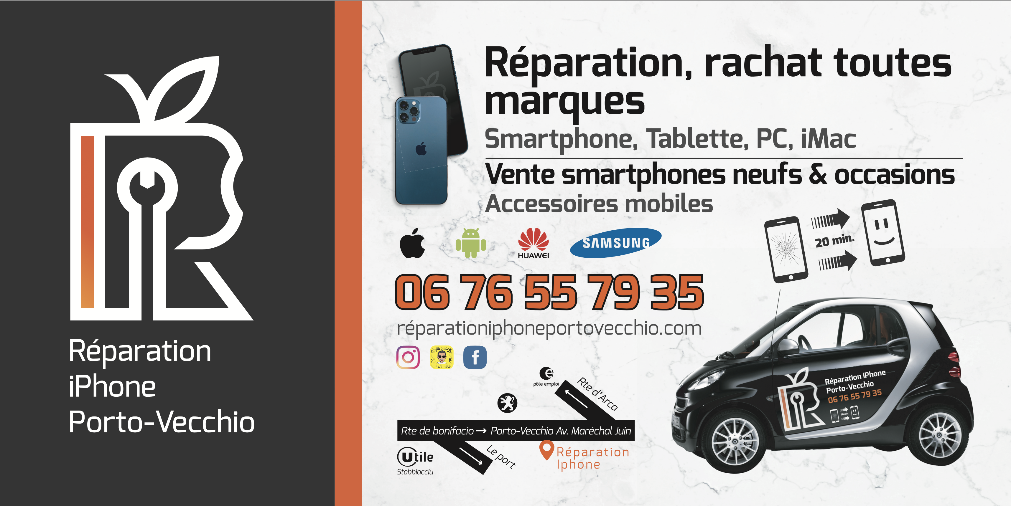 Réparation iPhone Porto Vecchio 20137