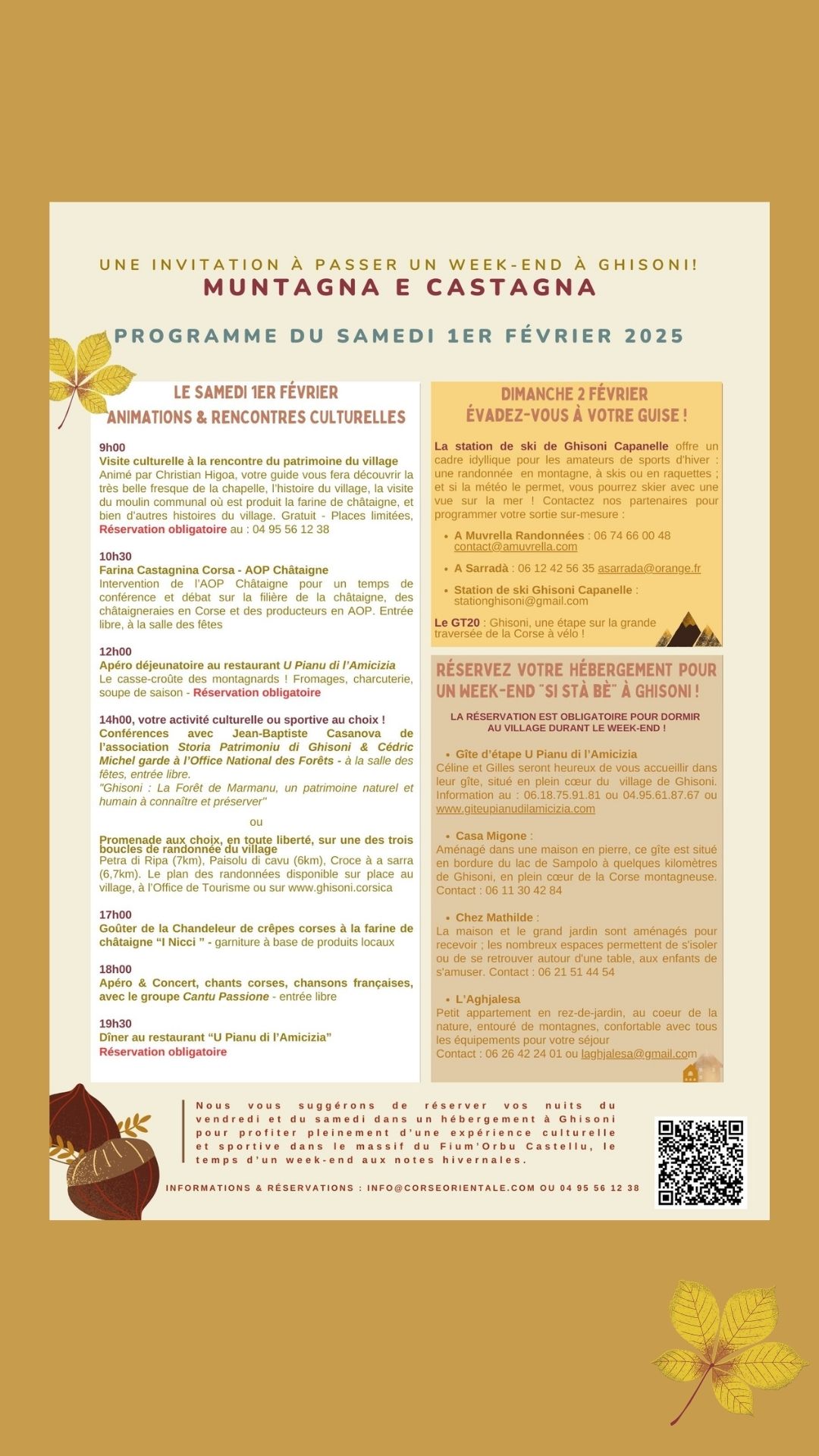  RÉSERVEZ VOTRE ESCAPADE INOUBLIABLE À GHISONI ! - 3