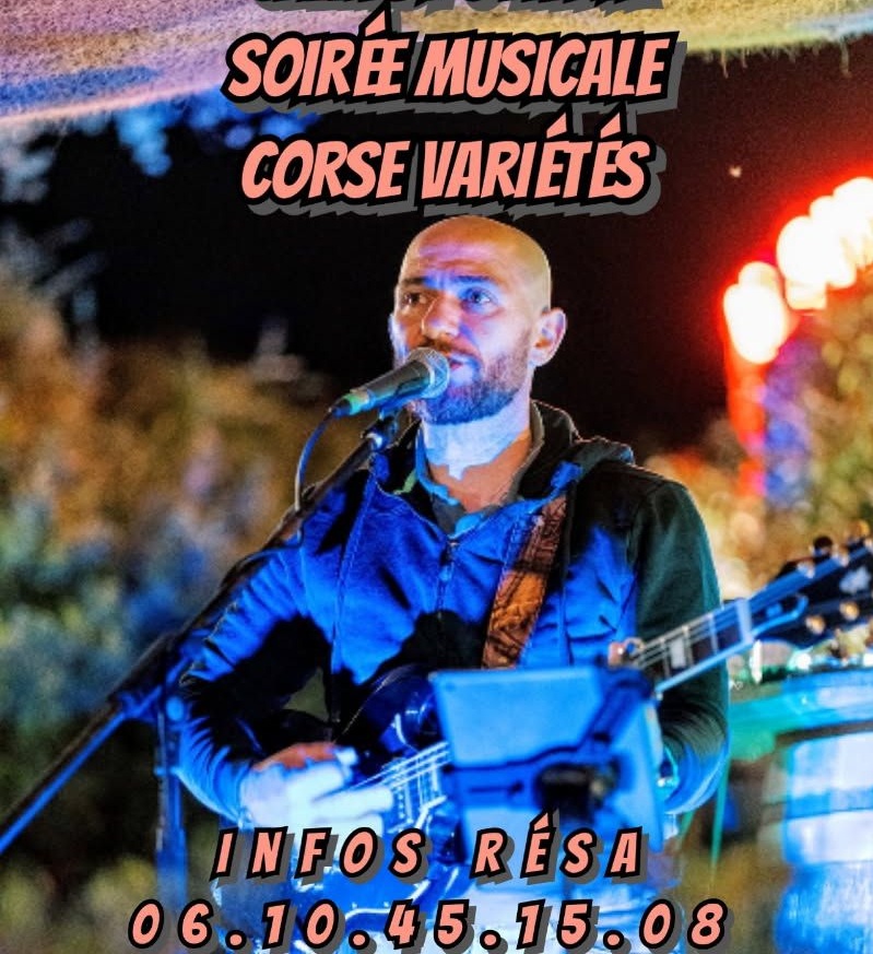 Soirée chants corses et variétés au restaurant I Bagni