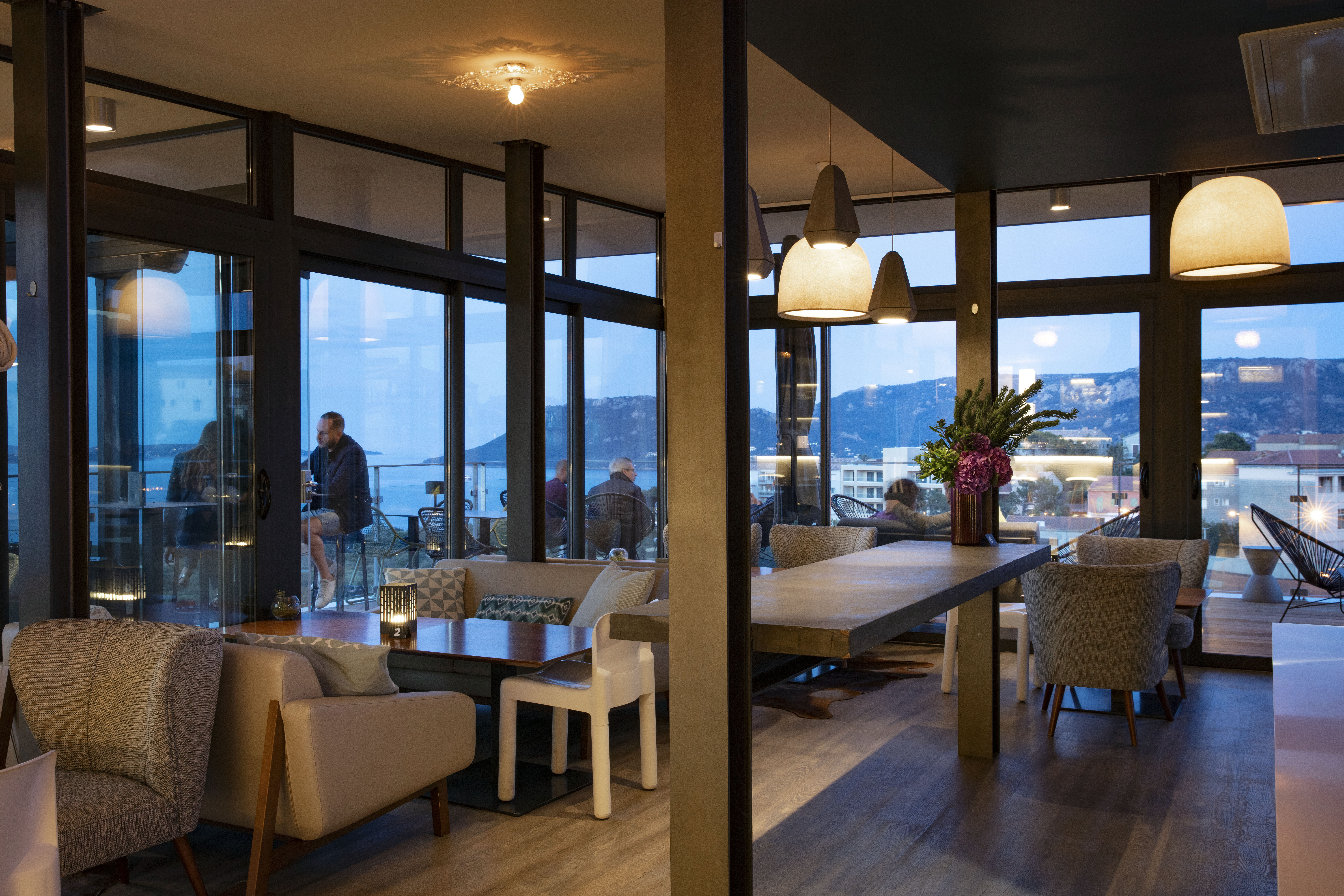  roof top de l'hôtel alcyon à Porto-Vecchio