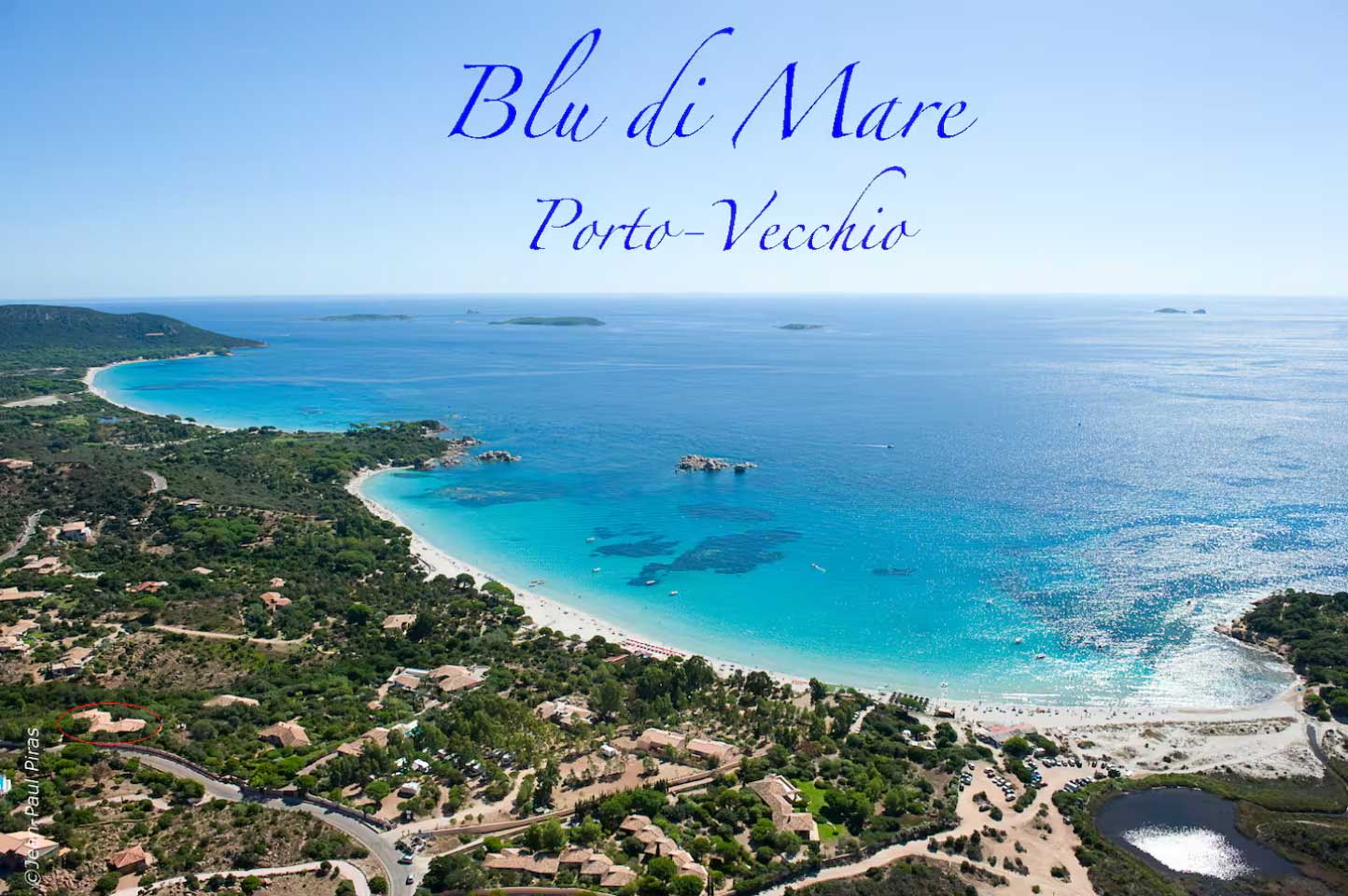  vue aérienne de la villa