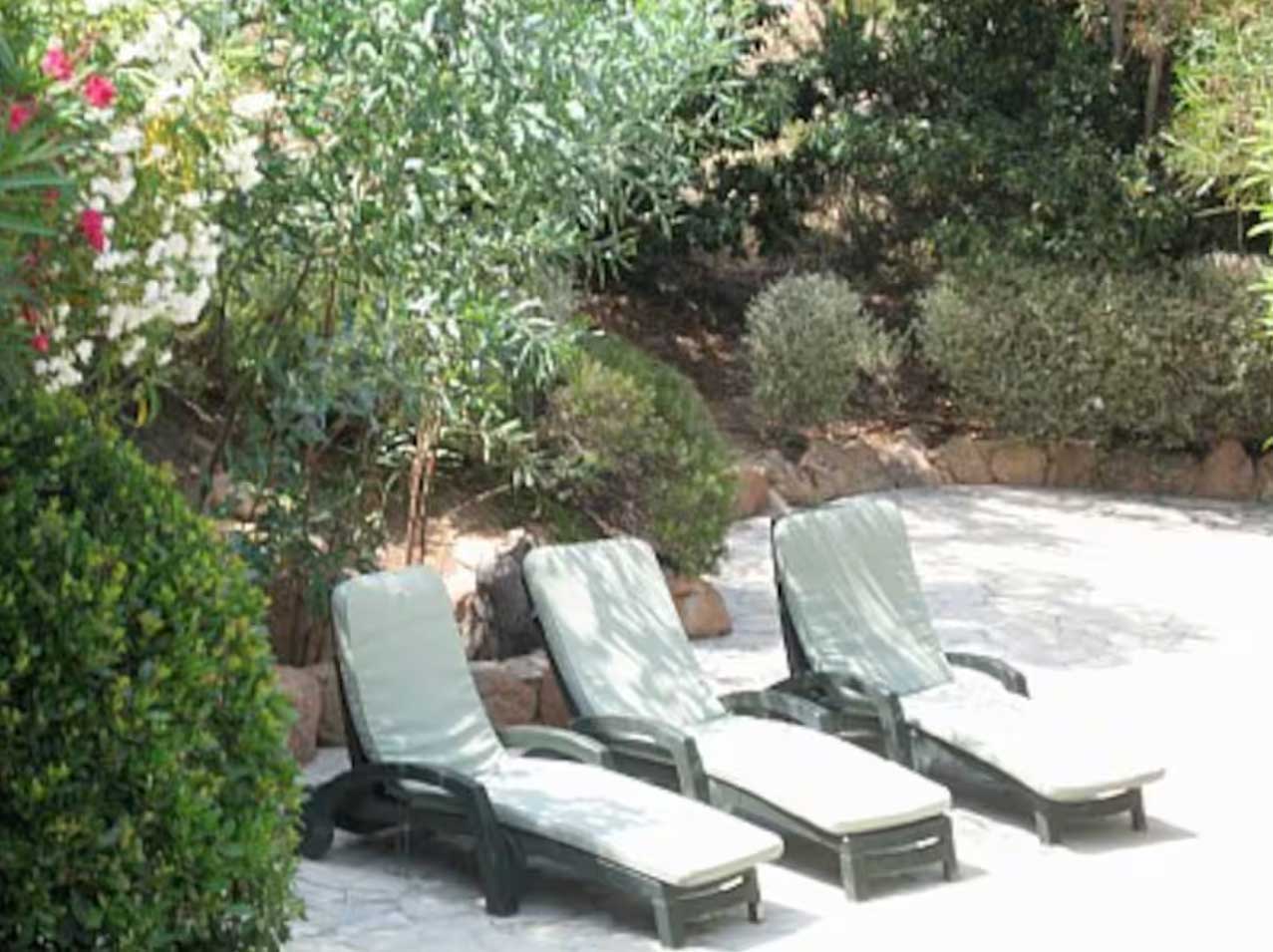  solarium de la villa blu di mare Palombaggia