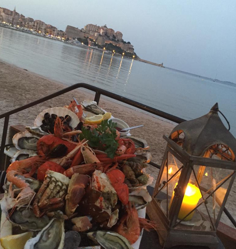  le Lido restaurant sur la plage de Calvi