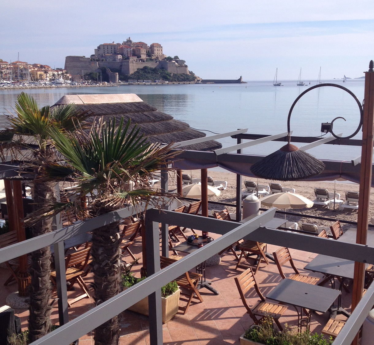  le Lido restaurant sur la plage de Calvi