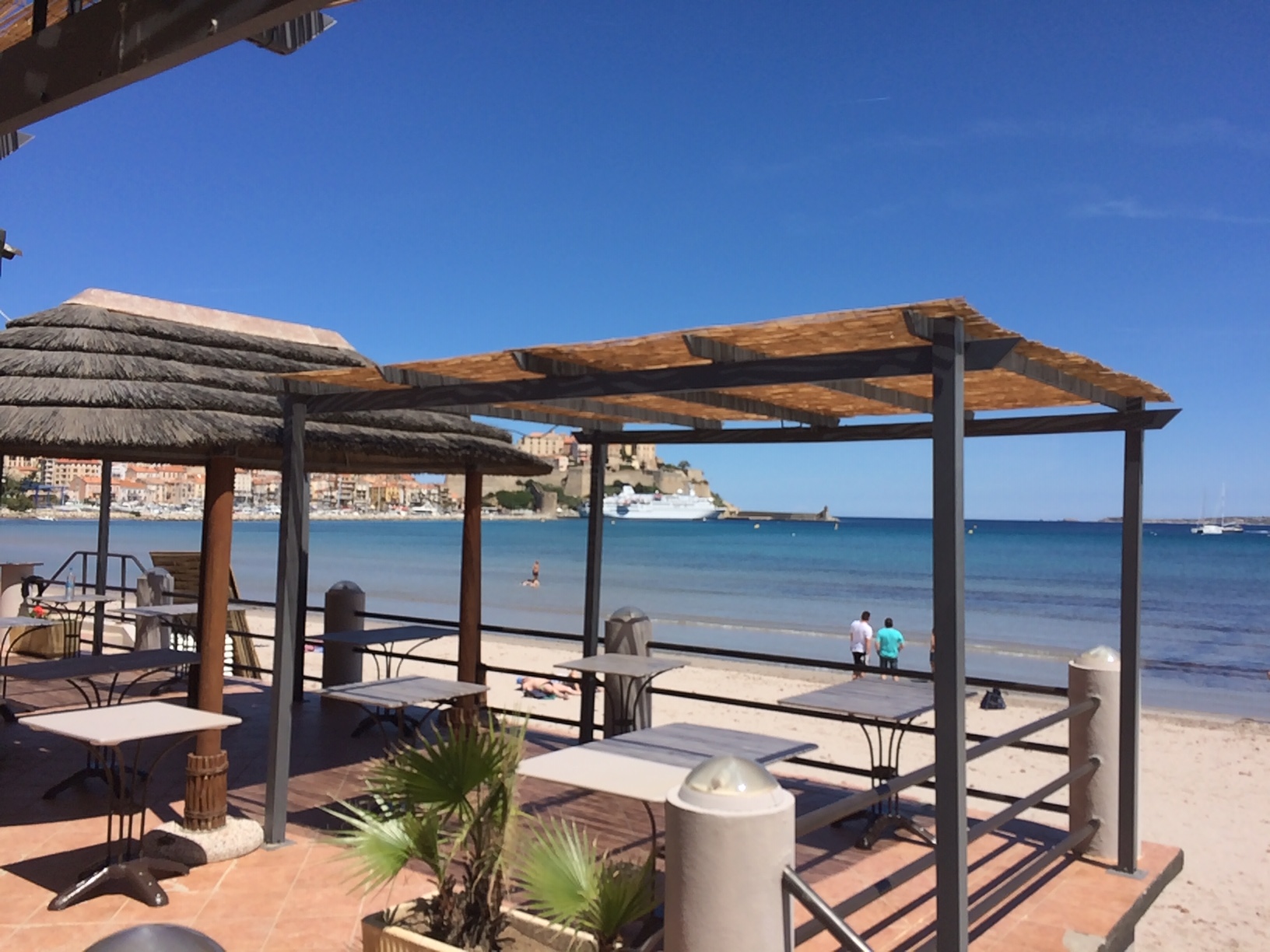  le Lido restaurant sur la plage de Calvi