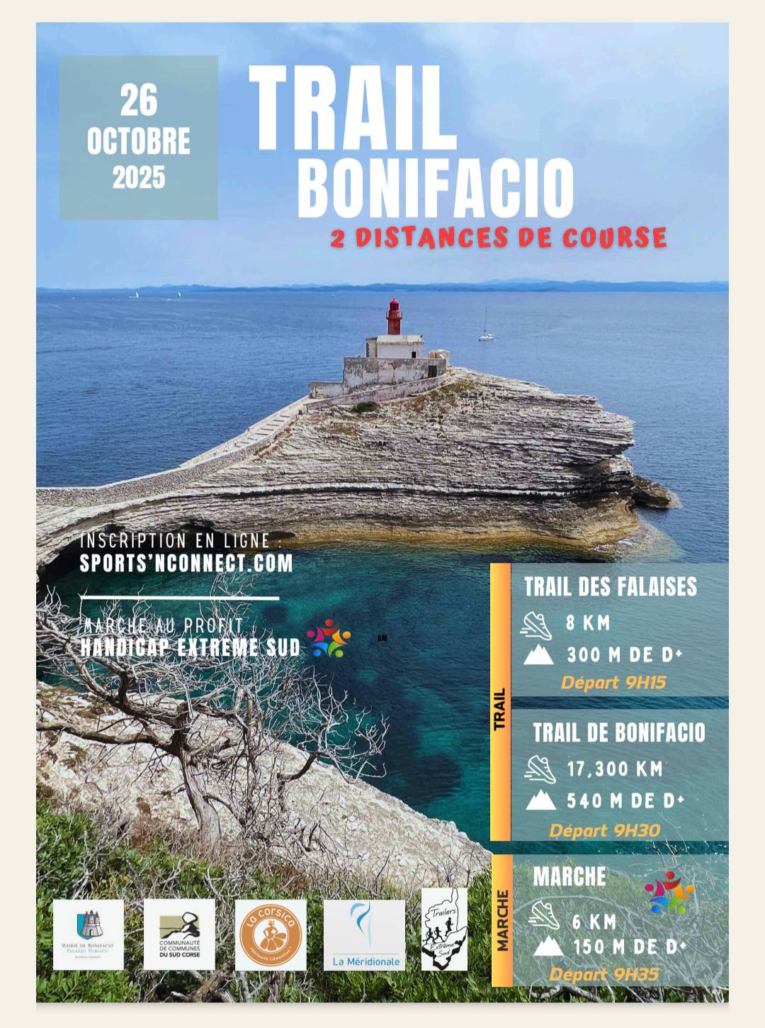  Affiche Trail de Bonifacio 2025