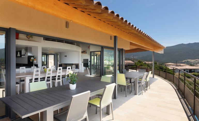 Terrasse pièce de vie Santi Laurini Photographer