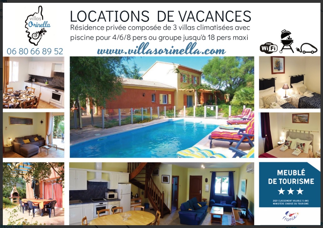 Residence ORINELLA privatisation 3 villas