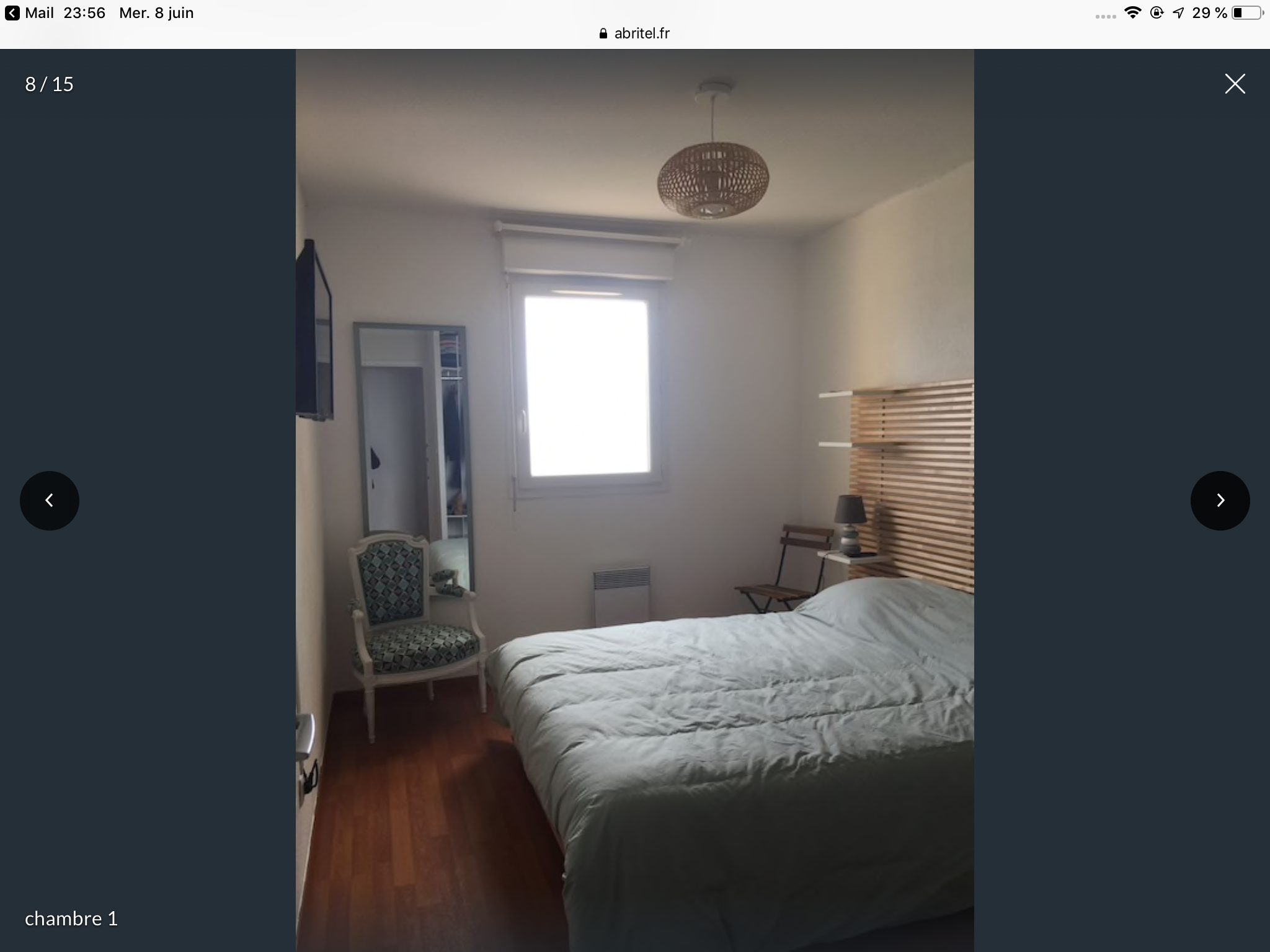  CHAMBRE 1 LIT 160 200