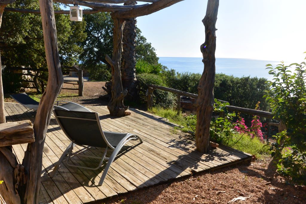  Terrasse couverte vue mer