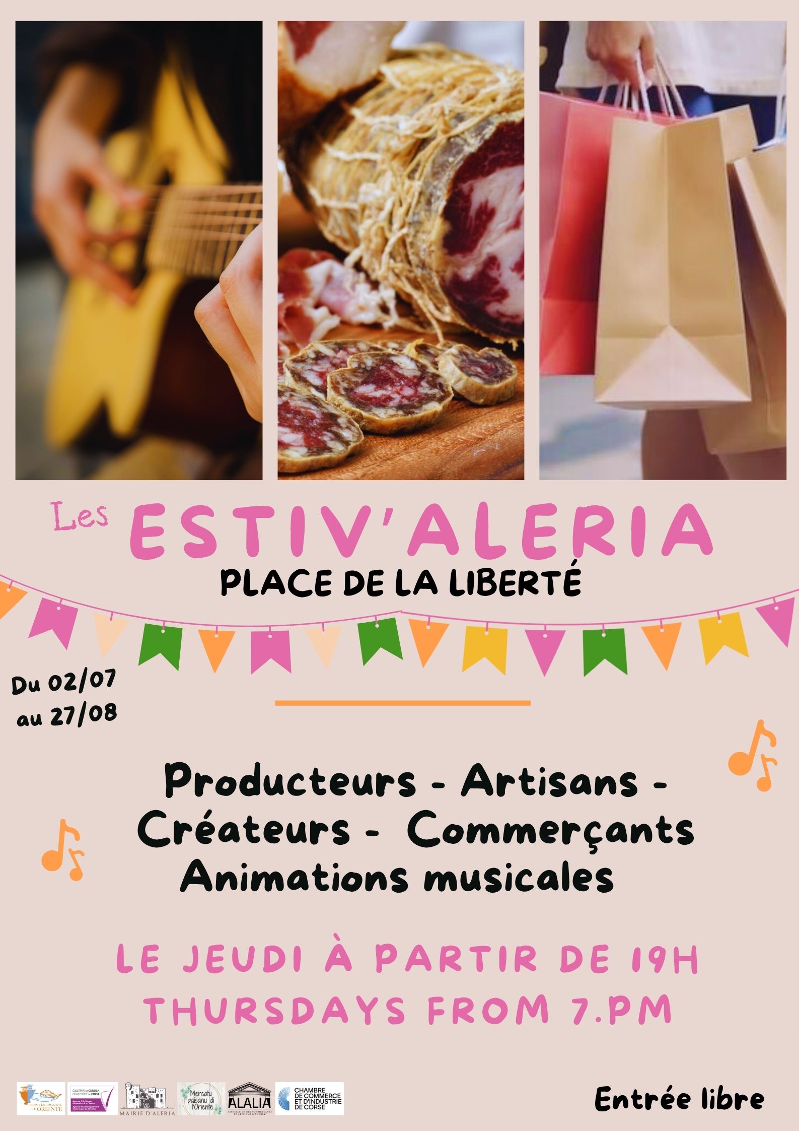 LES ESTIV'ALERIA - PLACE DE LA LIBERTÉ - ALERIA "Gérard Poletti"
