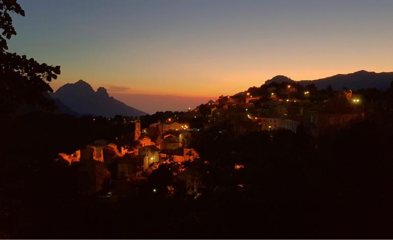 Evisa by night sunset (1) OTIOC C.Bonzom