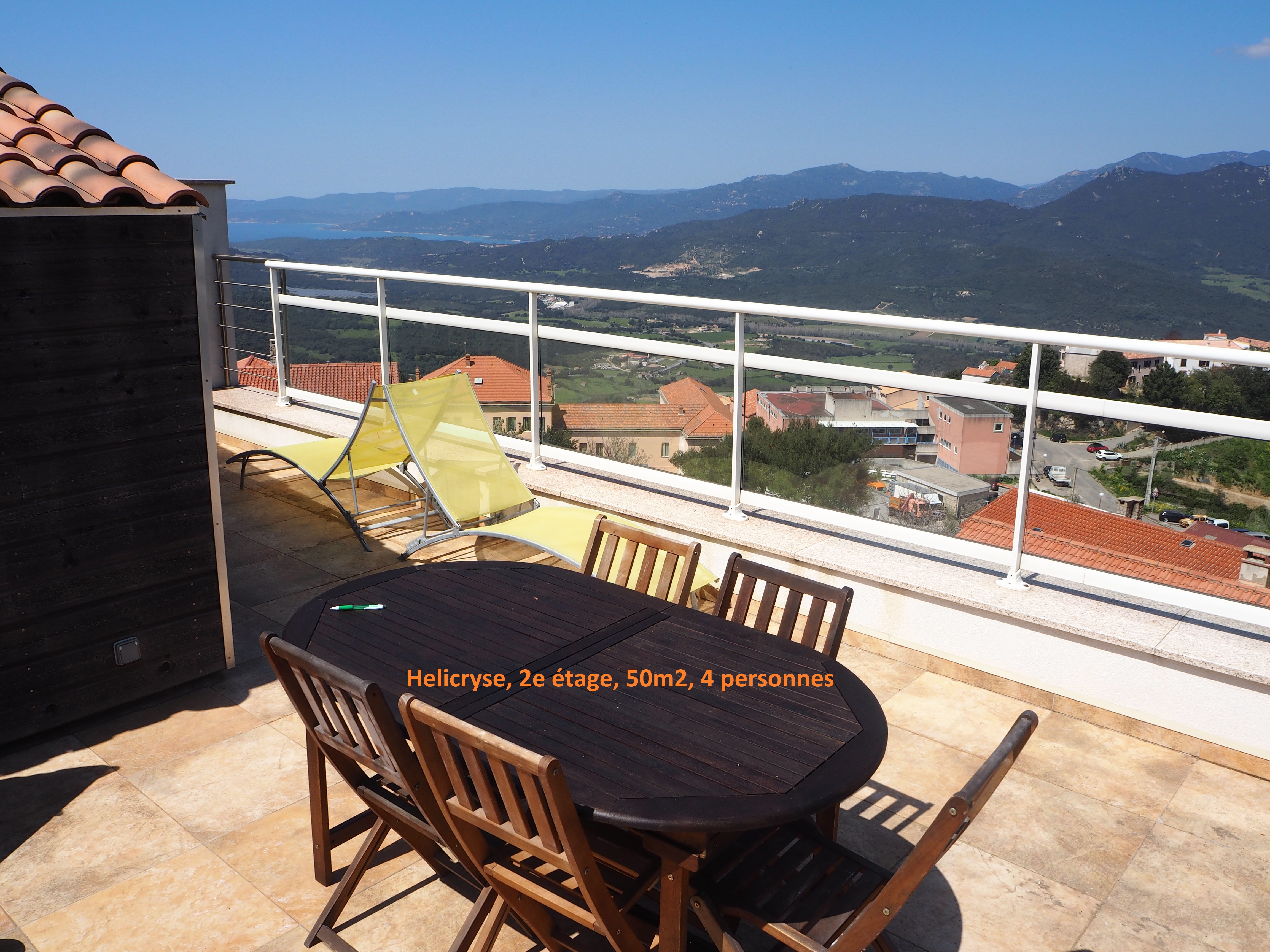  terrasse privée,  vue Golfe du Valinco