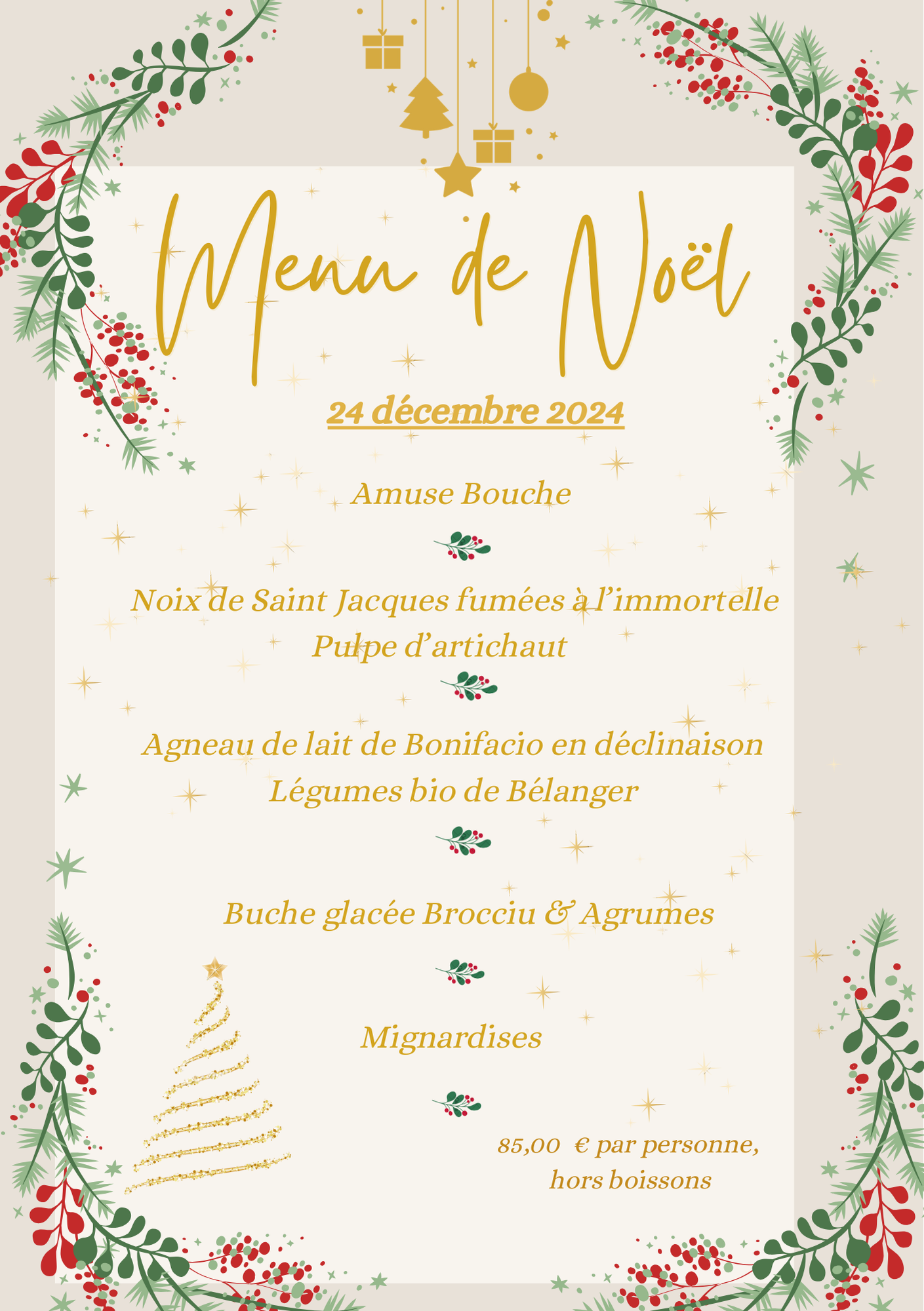  ROOM SERVICE 2023-2024 - L'A Cheda-Menu de Noel 2024