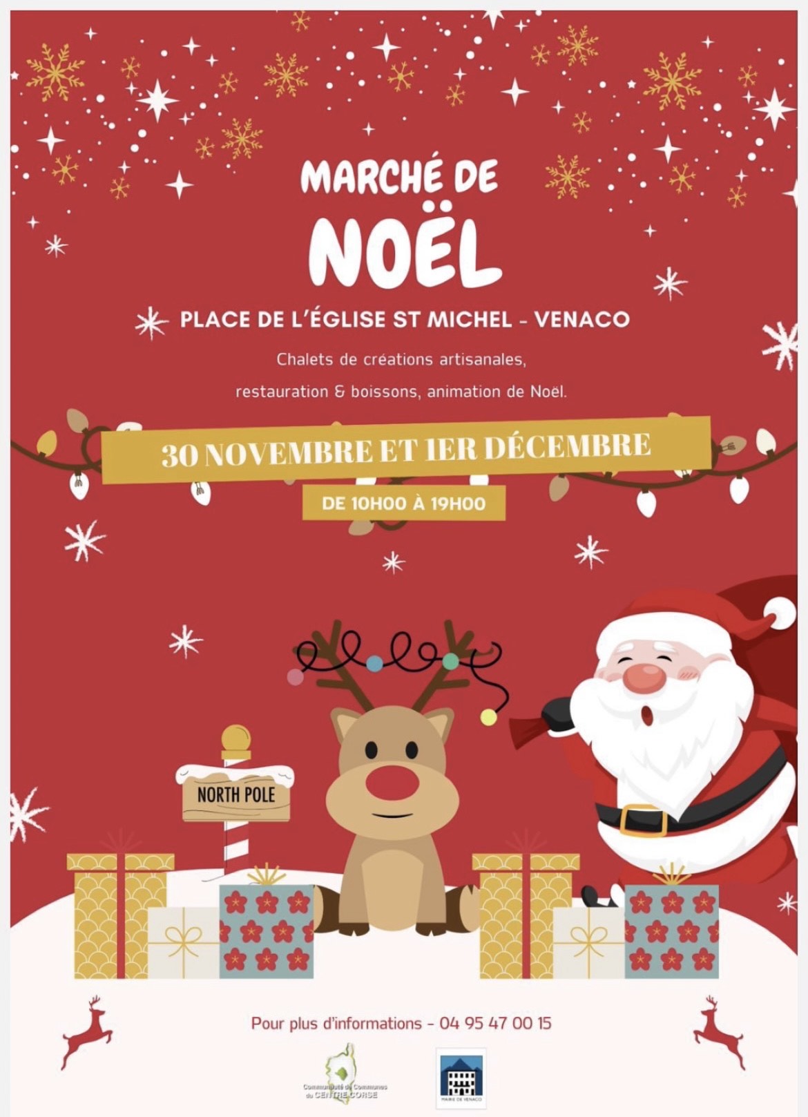  Marché de Noel venaco 30 nov et 1 dec 24