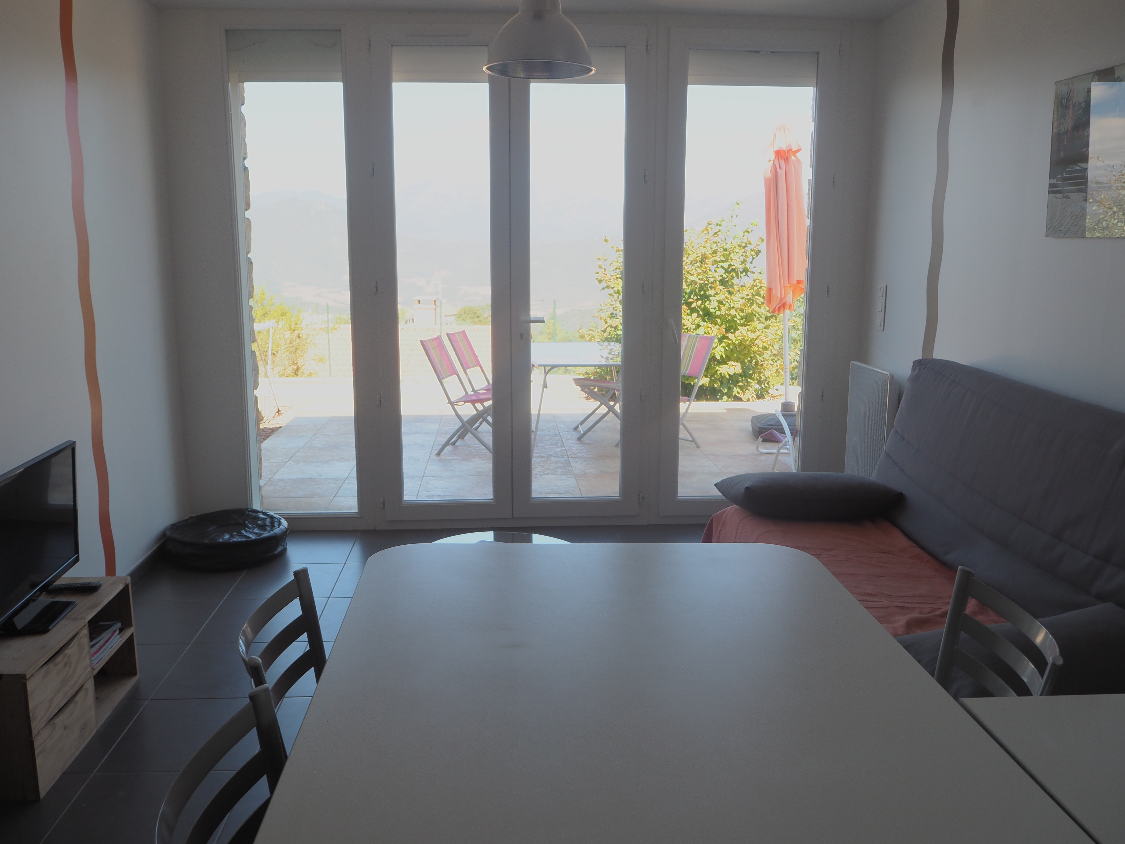  ouverture de l'intérieur vers terrasse