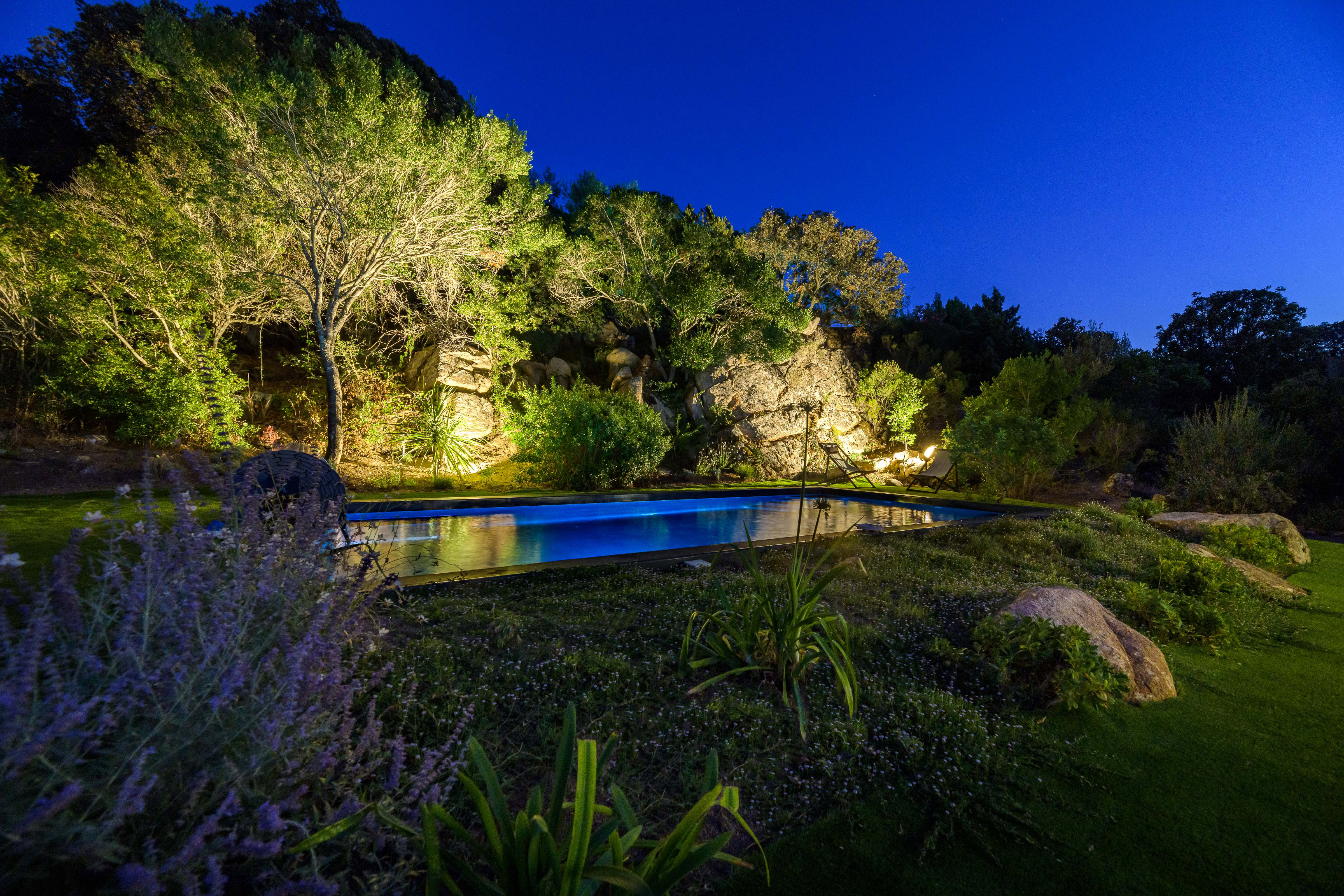  A Muredda-Piscine de nuit