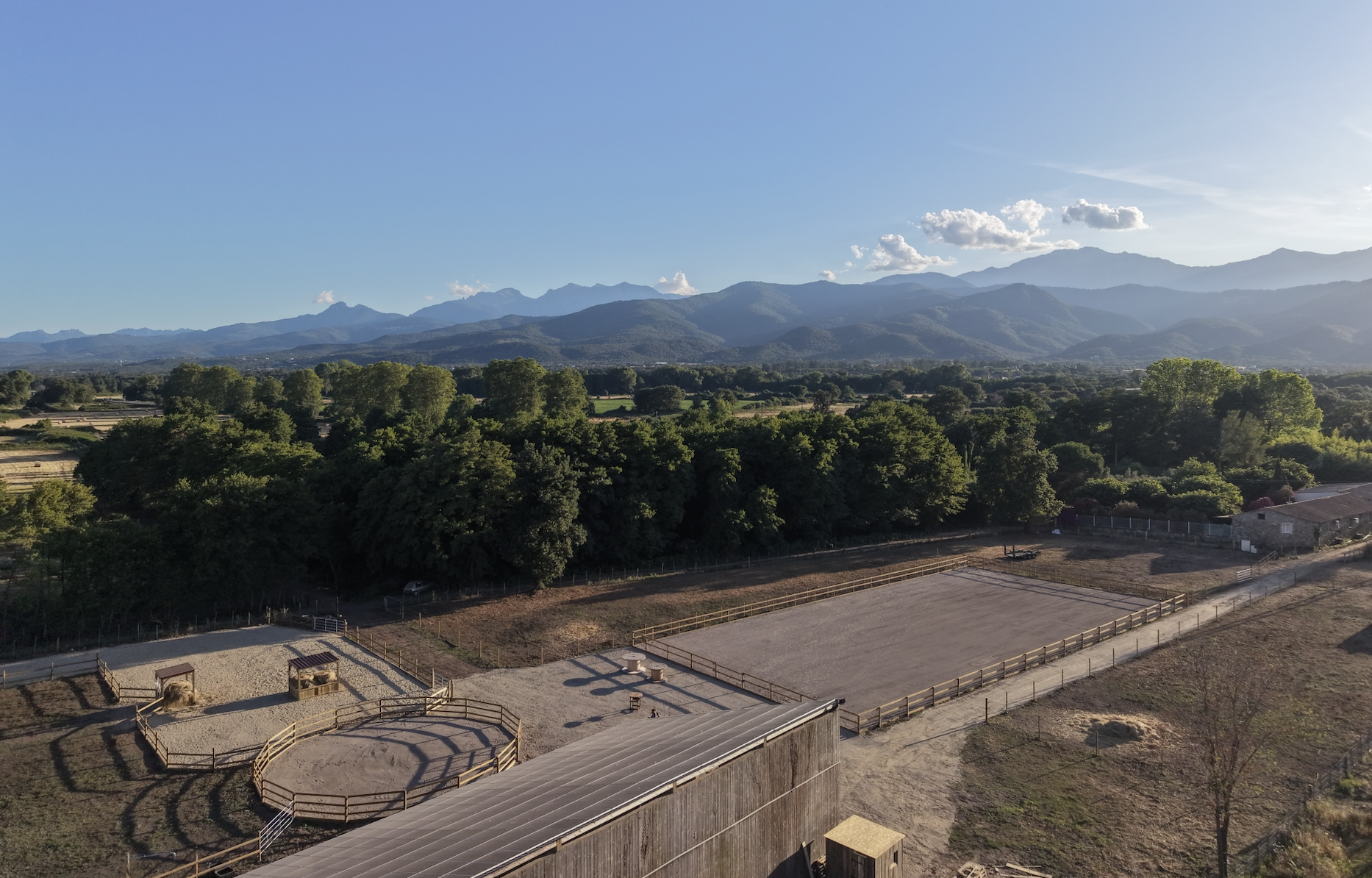 Vue drone Ecurie Solea
