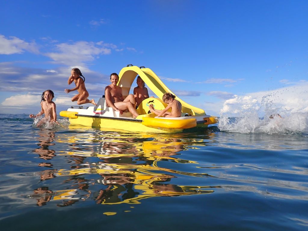  pedalo en famille