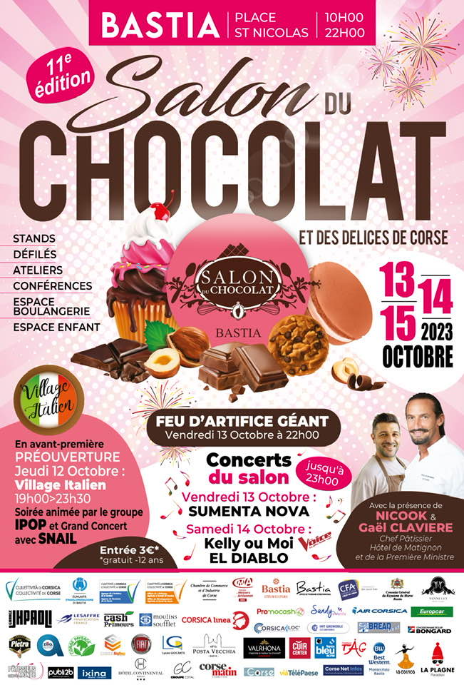 salon chocolat Bastia 2023