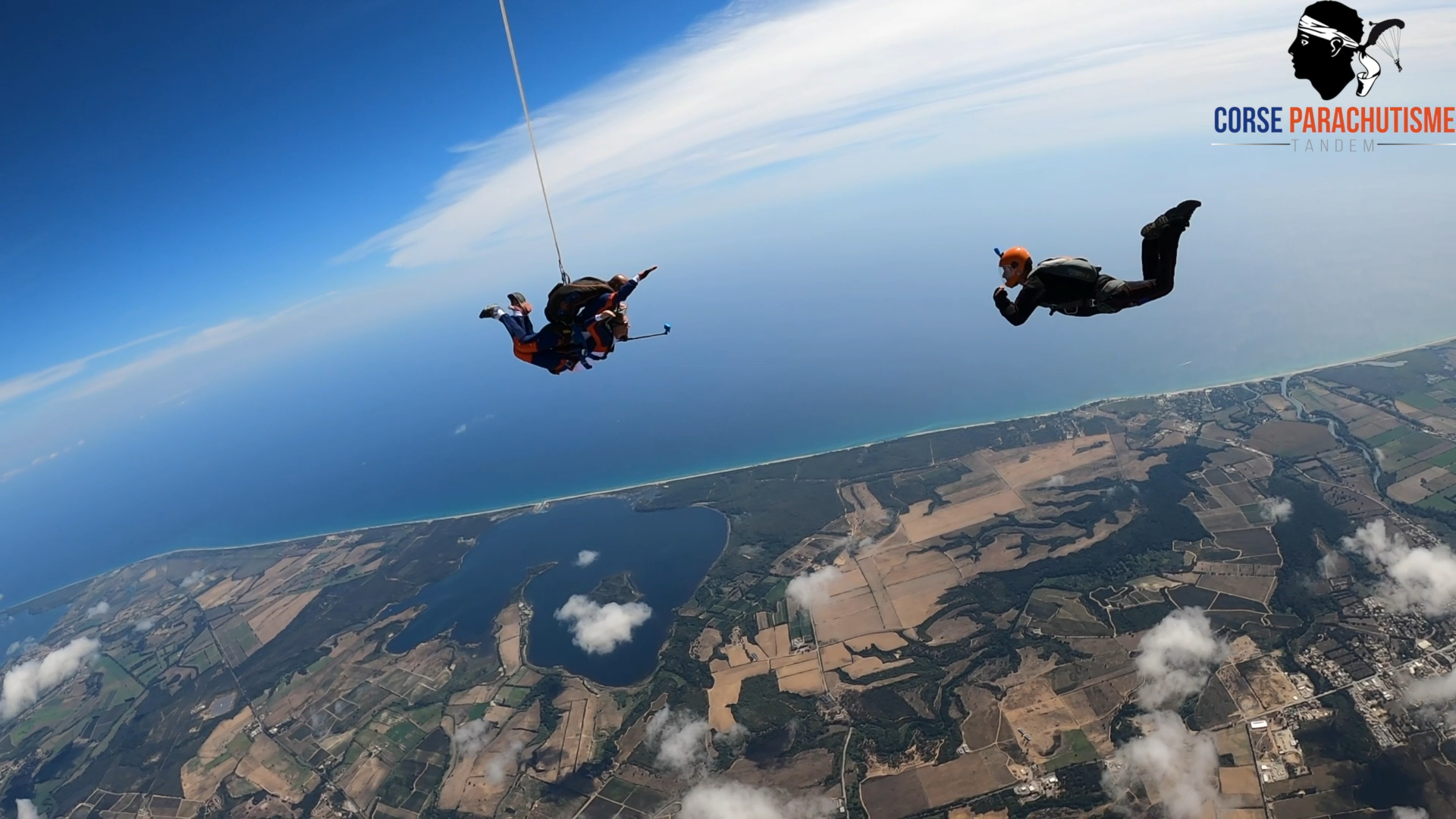 saut en parachute Corse5