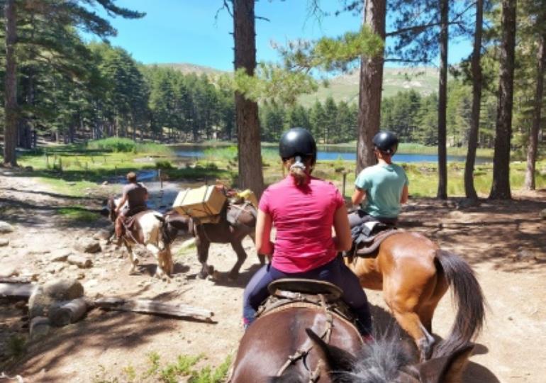 Randonnée a cheval en Montagne 